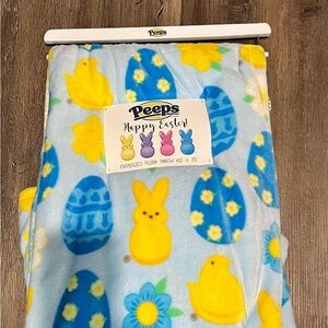 Peeps Easter throw blue yellow